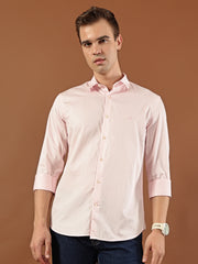 Solid Cotton Shirt – Soft Pink